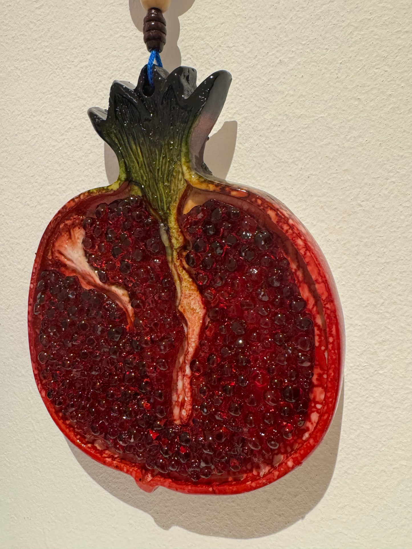 Pomegranate Wall Hanging, Nazar Boncuk, Turkish Decor, Evil Eye Door Hanger, Blue Evil Eye, Protection Talisman, wall decor