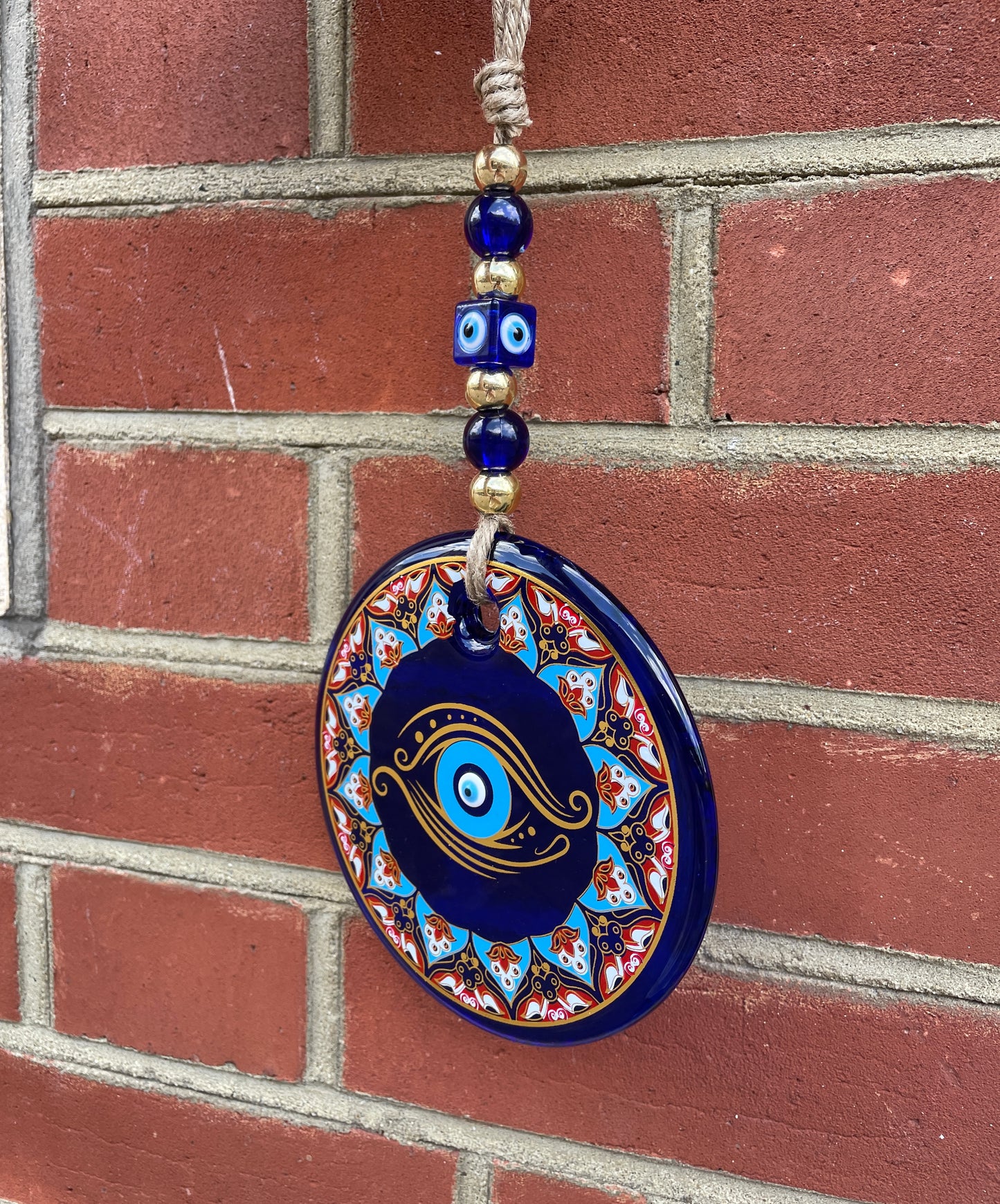 eye shaped evil eye decoration