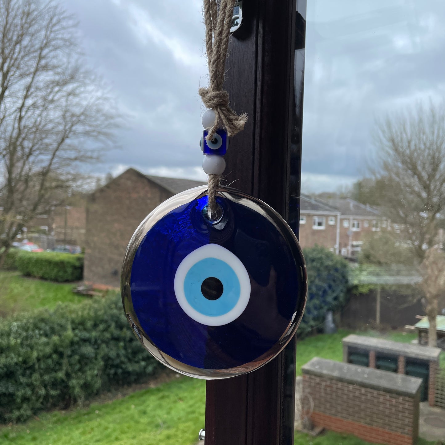 EVILEYE SILVER DETAILED WALL HANGING