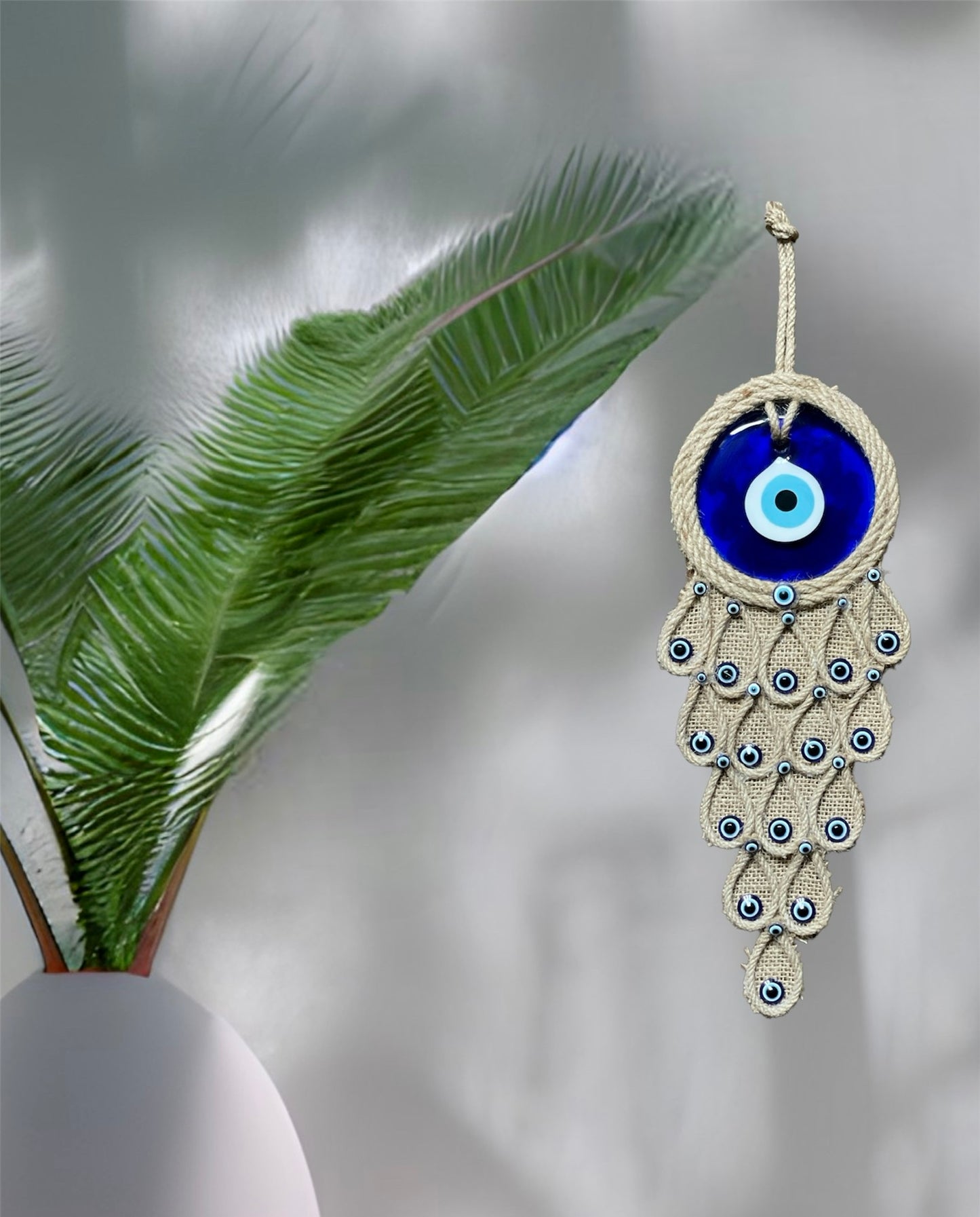 Peacock Evil Eye Hanging 48x13 cm