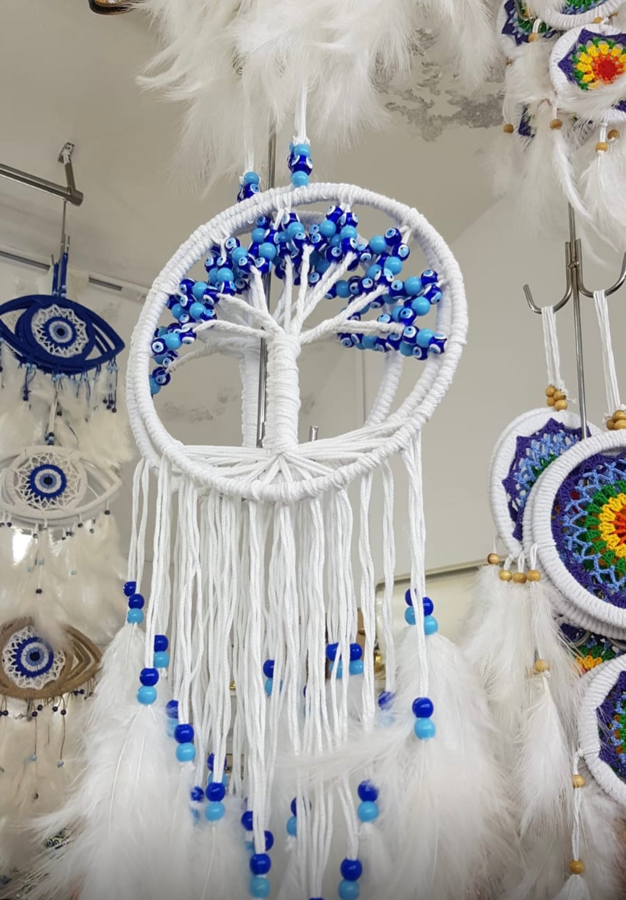 LIFE TREE EVIL EYE DREAM CATCHER