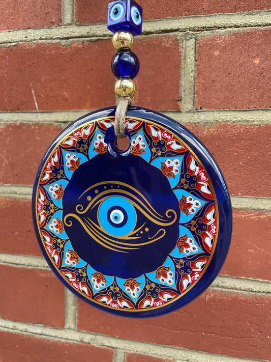 eye shaped evil eye decoration