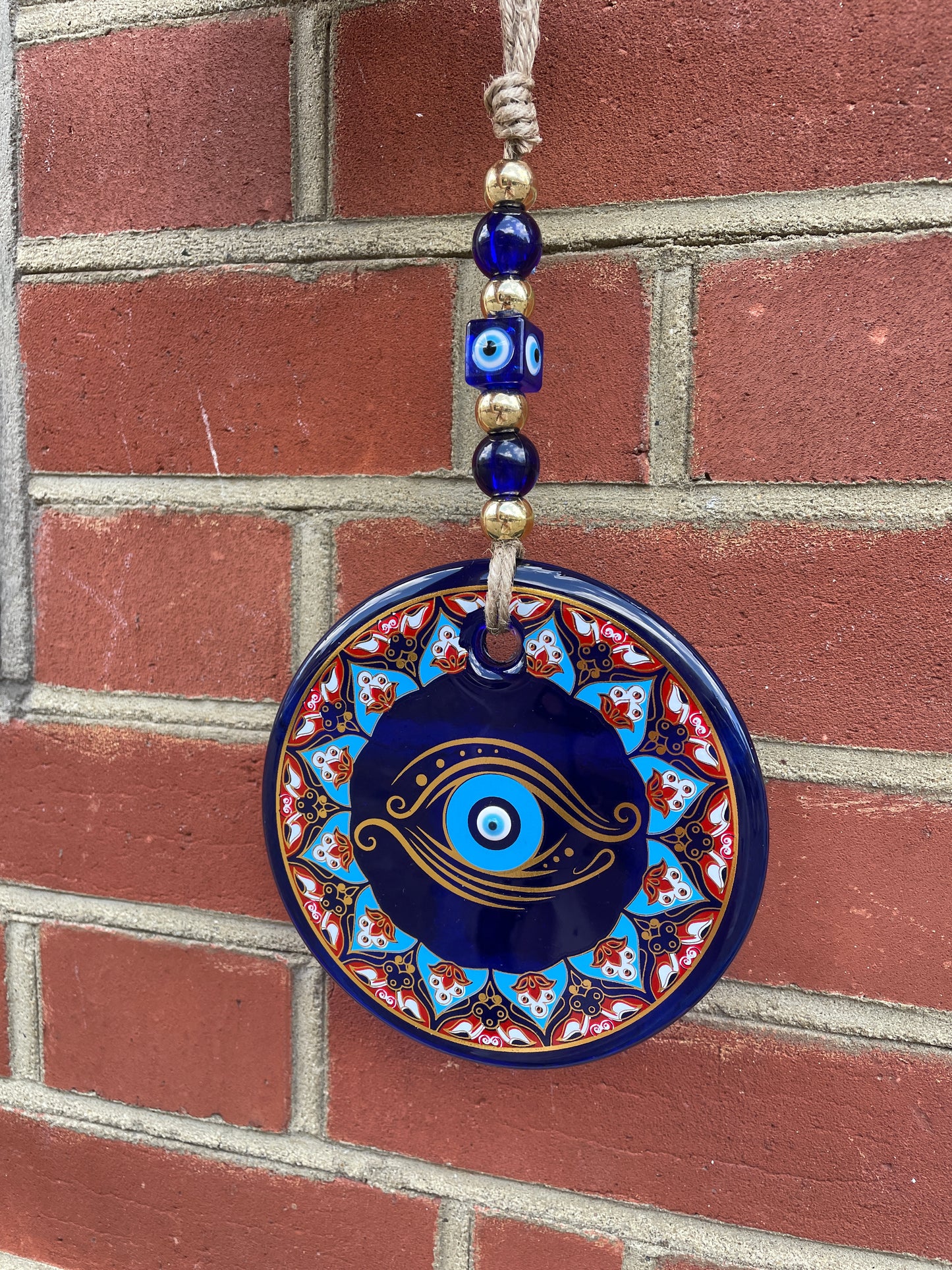 eye shaped evil eye decoration