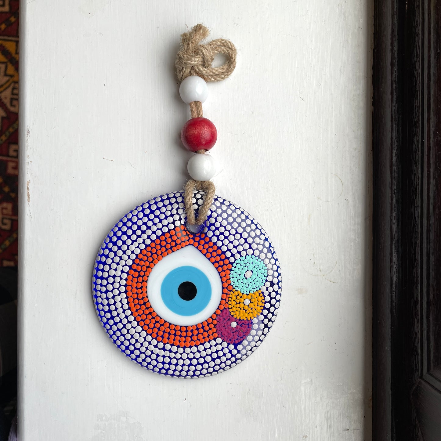 PAINTED EVILEYE WALL HANGING