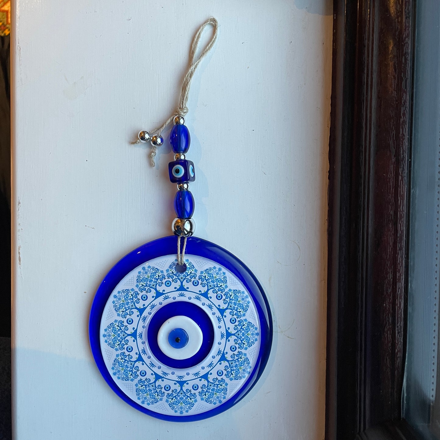 TREE PAINTED EVILEYE WALL HANGING