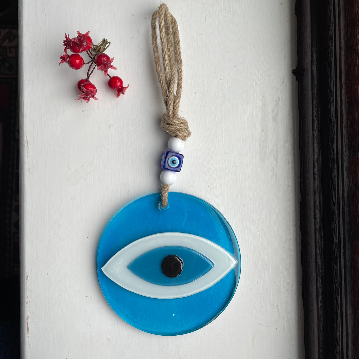 Evileye Light Blue Eye Shaped Wall Hanging