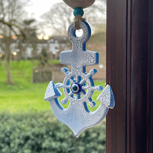 Evileye Anchor Wall Hanger