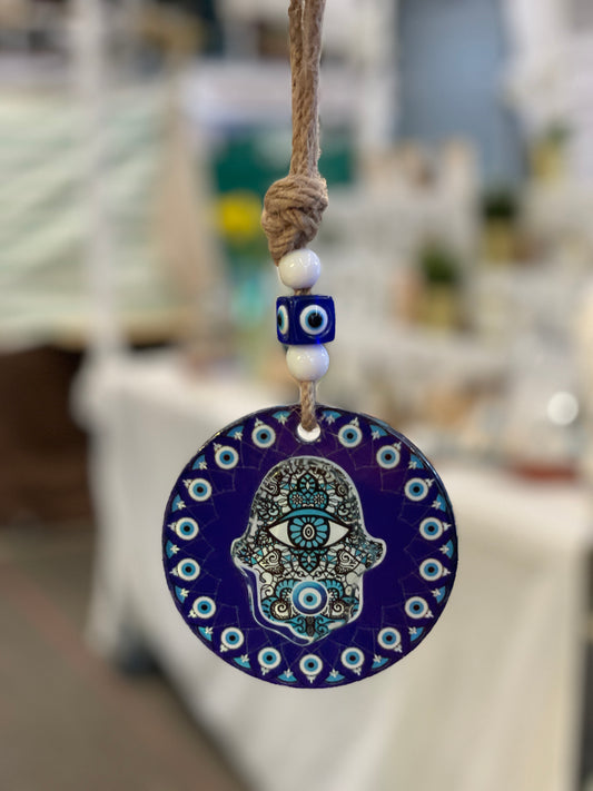 Small Hamsa Evileye Wall Hanging