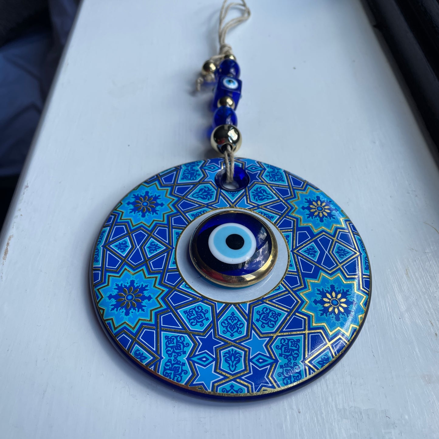 Gold Star Evileye Wall Hanging