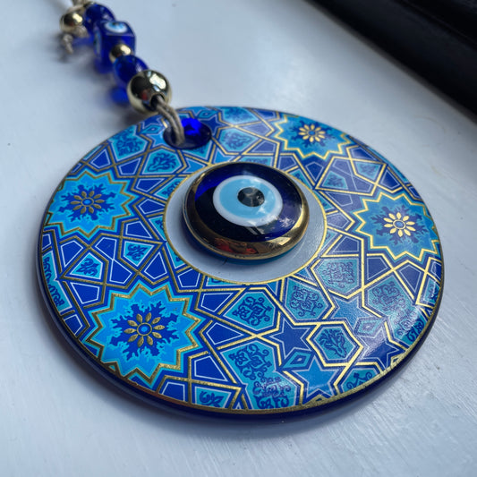 Gold Star Evileye Wall Hanging