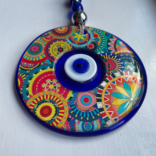 Bright Colored Evileye Wall Hanging